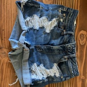 jean shorts